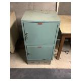 Storage cabinet with a drawer (contents included,