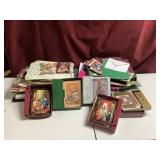 Christmas boxes, bags and card.