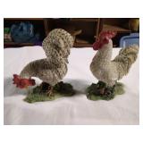 Roosters and chicken