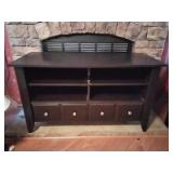 Wood cabinet W47" X D19" X T27"
