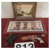 Western wall hangings - Bradford Exchange John