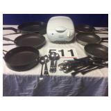 Black & Decker Grill, Pans, Spoons & Butter