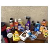 Car cleaners, microfiber towels, scrubbers