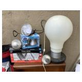 Light bulb light, flood lights, light bulbs