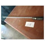 Adjustable metal brace