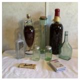 Salt and pepper shaker, chocolate mirror comb