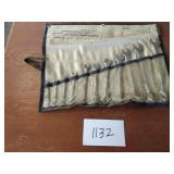 Combination wrench set 11 pc