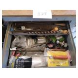 Files, drop cloths and misc tools