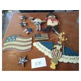 Wooden American decor