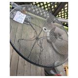 Outdoor metal table