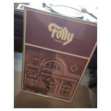 Folly Theatre framed poster, Sharp wall clock and