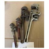 Pipe wrenches one aluminum pipe wrench