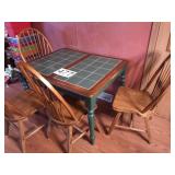 Table and 4 chairs