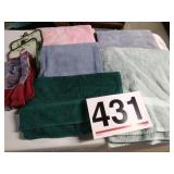 Towels, hand towels, hot pads and scarf