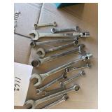 Sorted wrenches SAE