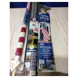 US Flag and pole sets