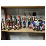Assortment of nutcrackers.