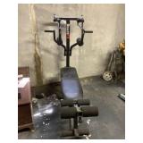 Resistance bench. H 4ft 10 inch W 2ft 8 inch