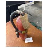 Fire extinguisher charged
