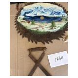 Sawblade Painting small set of ice tongs