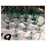 Wine and champagne glasses