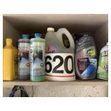 Assortment of fluids.