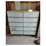 10 Drawer Cabinet 45in Wide x 4in tall, 24in Deep