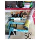 Single Garage Door Screen, Oil Can and Oil,