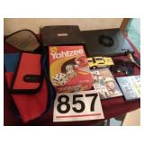 Laptop cooling fan, Yahtzee, DVDs and misc