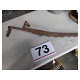 Vintage ice saw