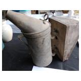 Vintage beekeeper smoker