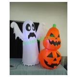 AIR BLOWN GHOST & PUMPKIN STACK