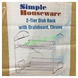 2 TIER DISH RACK