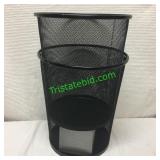 METAL MESH TRASH CANS