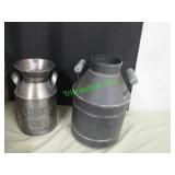 METAL MILK CANS