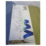 GE LIGHTED METAL CHRISTMAS TREE
