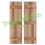 WOOD CEDAR SHUTTERS