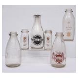 6 Kalmia Dairy, Hendersonville, NC Milk Bottles