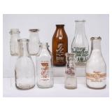 7 Georgia & 1 Alabama Milk Bottles