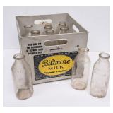 Biltmore Plastic Crate w/9 Embossed Quart Bottles