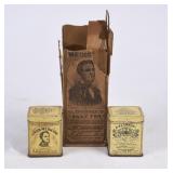 4 Antique Tins of Dr. Simmons