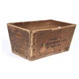 Vintage Sears Roebuck Waxed Cardboard Bin