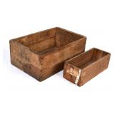 Vintage Prune & Bolt Wood Crates