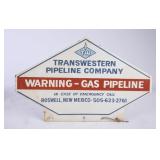 Transwestern Pipeline Company Warning Sign