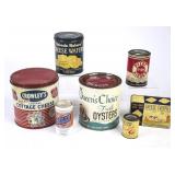 Lot of Various Food & More Tins