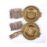 2 Chamber Music Ashtrays + 3 Packs of Becker