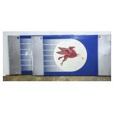 2 Mobil Pegasus Logo Metal Signs