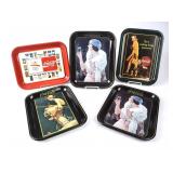 5 Newer Coca-Cola Trays