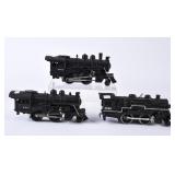 3 Vintage Lionel 2-4-0 Plastic Engines