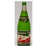 Mt Dew 32 oz Hillbilly Green Bottle w/Paper Label